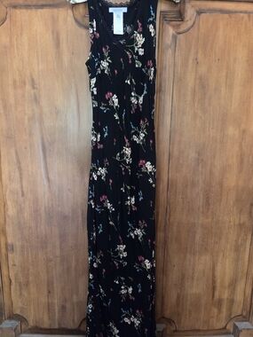 Karen Kane Floral Rayon Maxi Dress